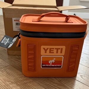 YETI High Desert Clay  Orange Cooler NEW with tags and box